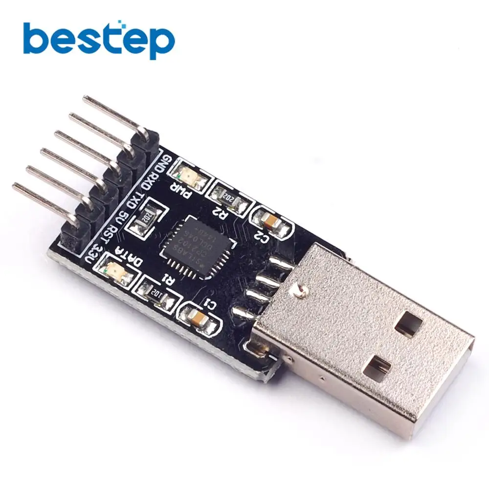 CP2102 USB 2 0 в TTL UART модуль 6-контактный последовательный преобразователь STC заменить