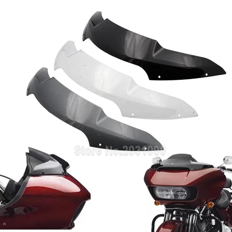 

Smoke 4" Motorcycle Windshield Windscreen for Harley Road Glide FLTR FLTRX Ultra FLTRU Special FLTRXS 2015 2016 2017 2018 New