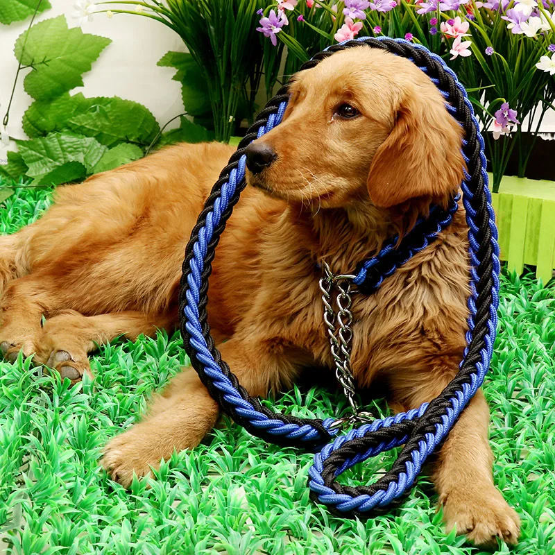Нейлон adjustableleash Товары для домашних животных больших собак поводок воротник жгут