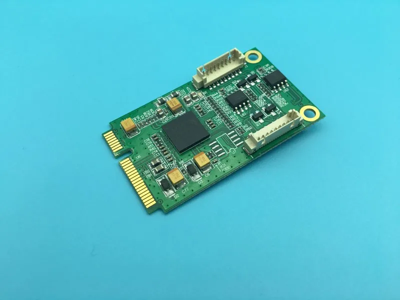 Mini PCI-Express на 2 порта RS422 RS485 промышленный последовательный контроллер плата