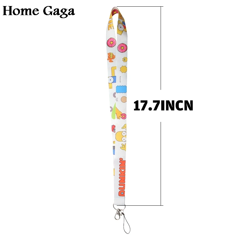 Homegaga мультяшный брелок, ремешок, тесьма, лента на шею, тканевый, para, значок, держатель для телефона, ожерелье, аксессуары D1480