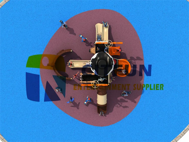 CE сертифицированный пиратский корабль уличная игровая площадка оборудование