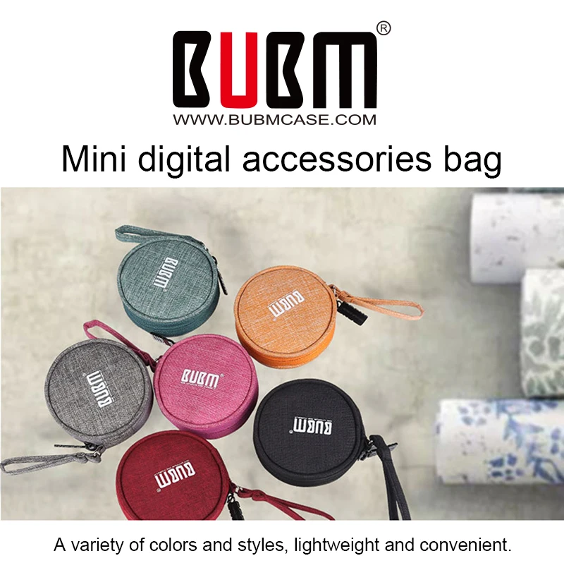 BUBM чехол для переноски наушников держатель сумка для хранения USB гаджет органайзер для наушников Мини-чехол для наушников, Airpods, кабель, usb-накопитель