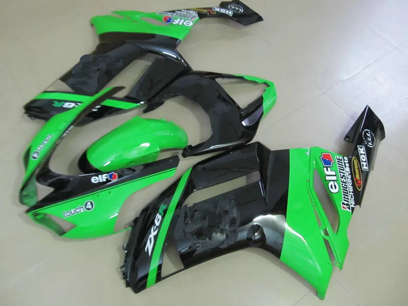 Набор обтекателей мотоцикла для KAWASAKI Ninja ZX6R 636 07 08 ZX 6R 2007 2008 ABS пластик