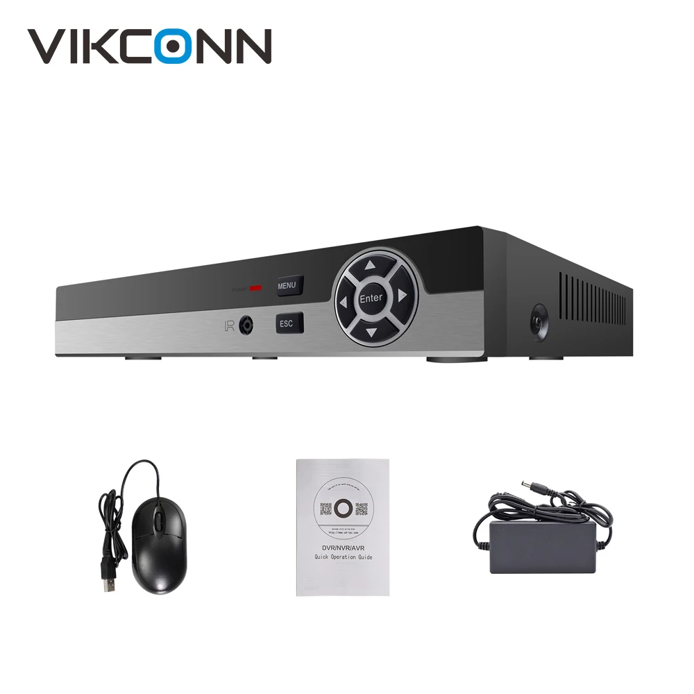 VIKCONN 4CH AHD-N/H 1080N DVR видеорегистратор Поддержка adh/TVI/CVI/CVBS/IPC камер | Безопасность и