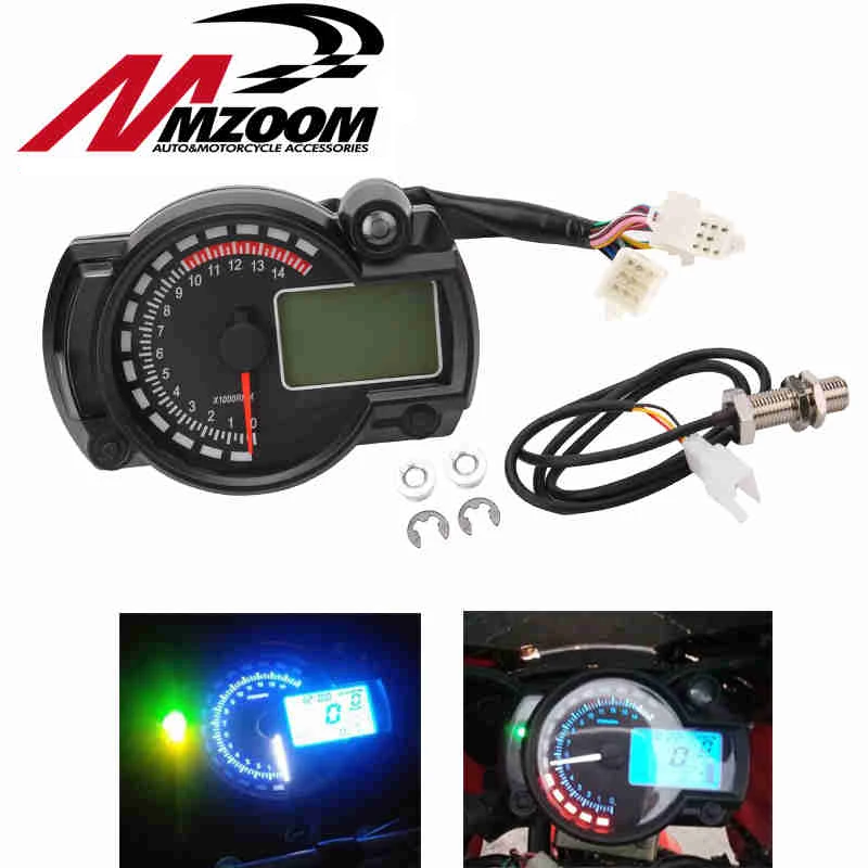 Новинка 2016 современный цифровой мотоцикл RX2N с вращением на 15000 об./мин. аналог ЖК дисплея спидометр