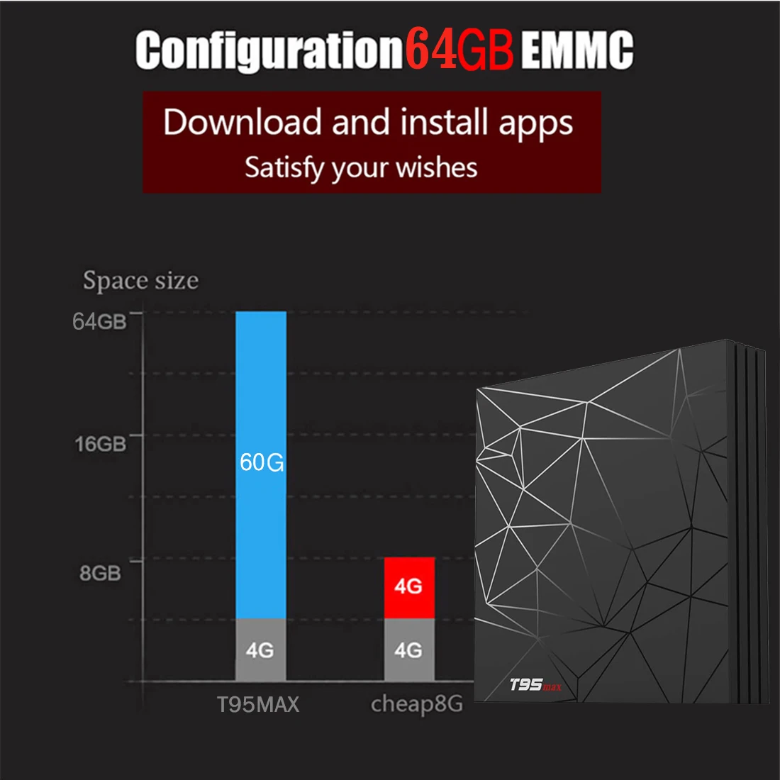 Новинка хит T95 MAX Android 8 1 ТВ-приставка Смарт H6 четырехъядерный cortex-A53 USB 3 0 WIFI 2 4G HDMI 6 K