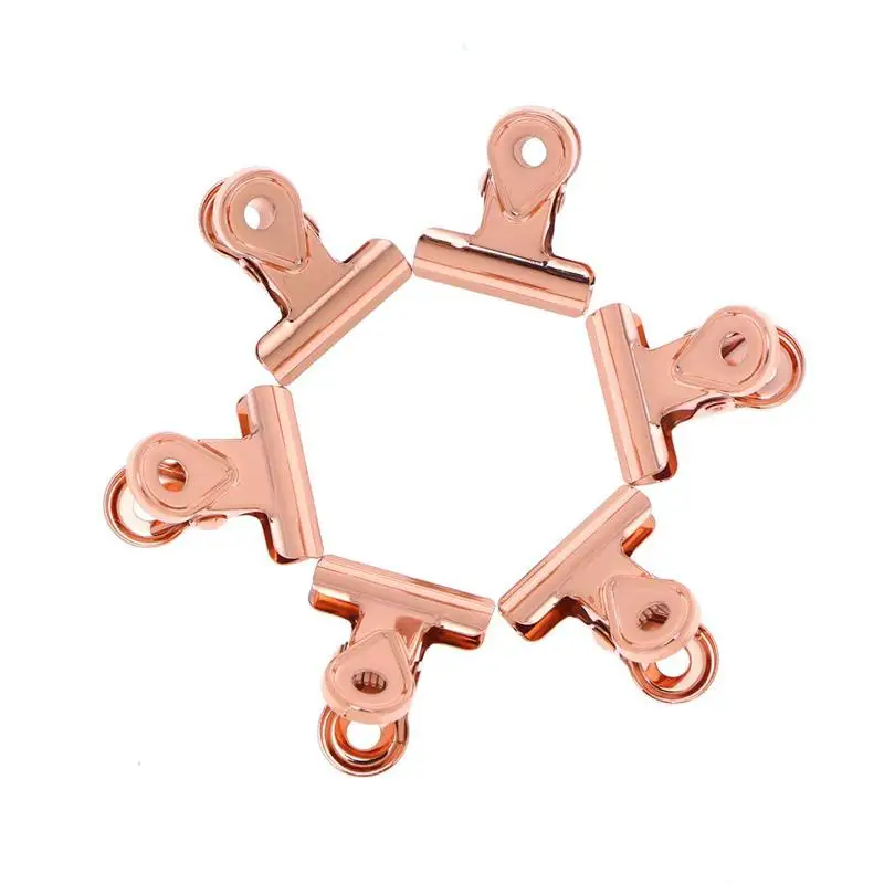 20 шт. мм Металлические зажимы бульдог Петля Зажимы утилиты для фотографий деньги