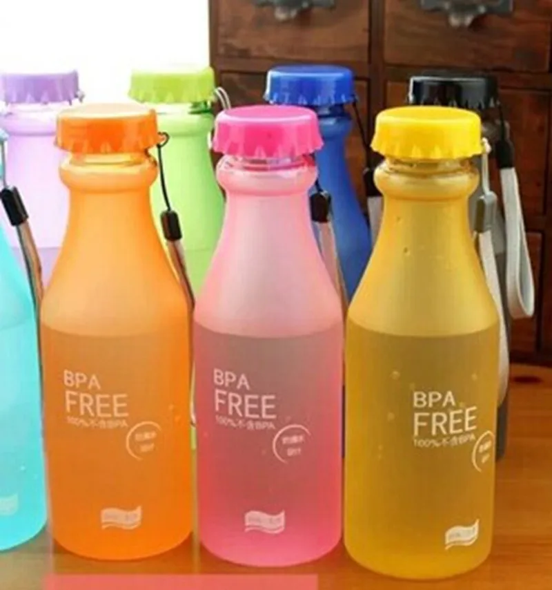 Портативная пластиковая бутылка для воды 550 мл|unbreakable plastic water bottle|water bottleplastic bottle |