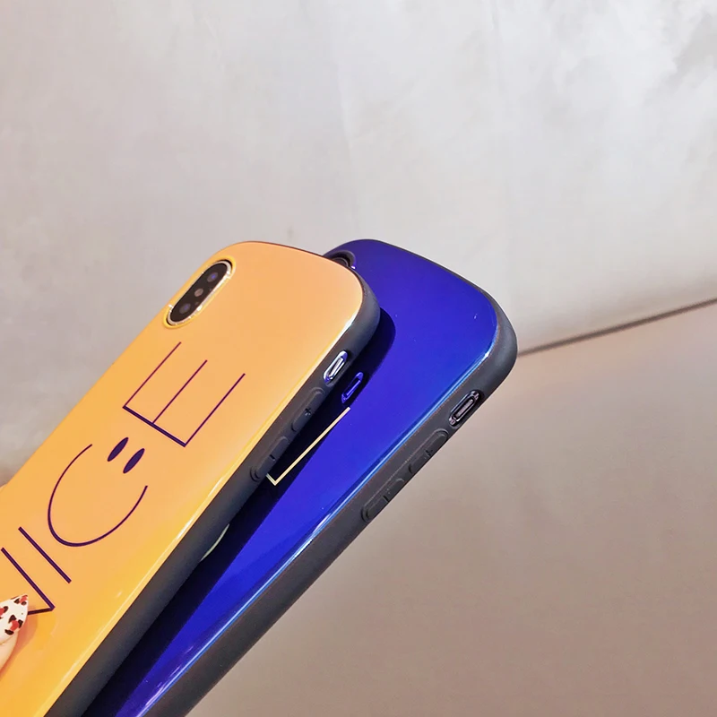 Чехол для телефона GlamPhoneCase Blu-Ray Smiley Face iPhone XS Max XR 8 8plus 7 7plus 6S 6splus 6 6plus с надписью