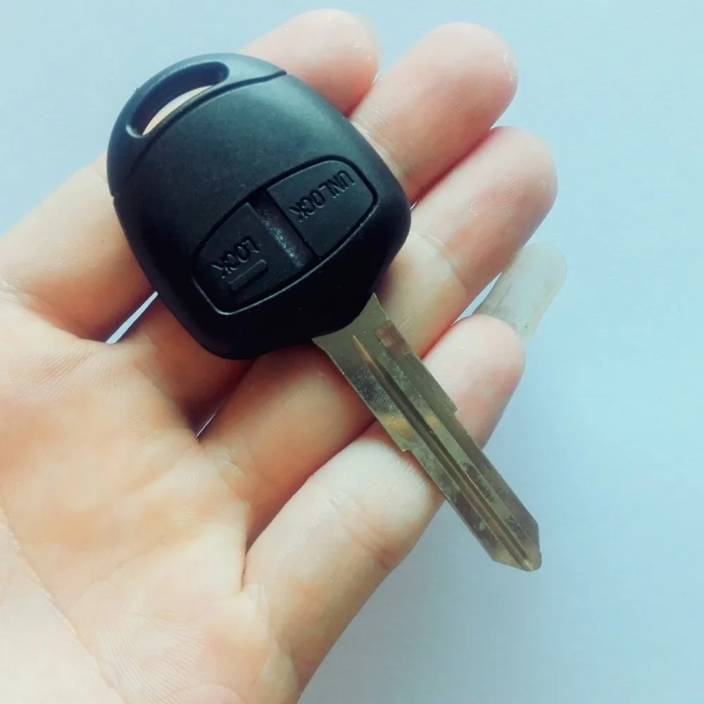 Корпус ключа дистанционного управления с 2 кнопками необработанное левое лезвие