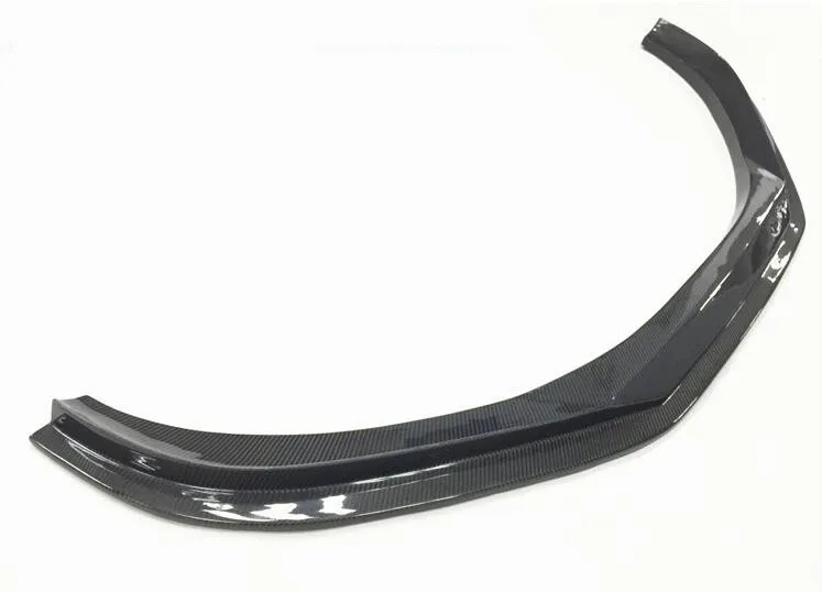 Front Lip Карбоновый передний бампер для губ и спойлер и задний диффузор и боковые юбки для Audi TT TTS TTRS - Цвет: Front Lip