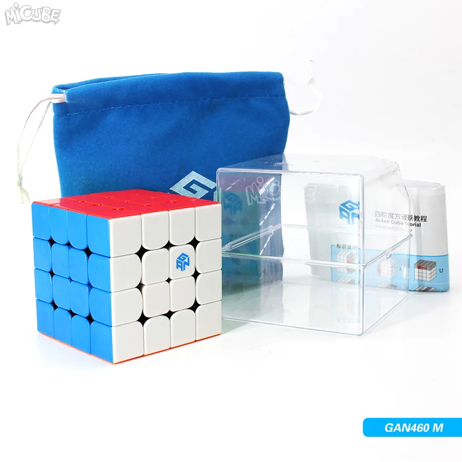 GAN 460M Магнитный куб Gan Magic speed Cube 2x2x2 3x3x3 4x4x4 GAN 356 Air SM 354M 460M 249 v2 M 356x Stikerelss Magnetc - Цвет: GAN 460M