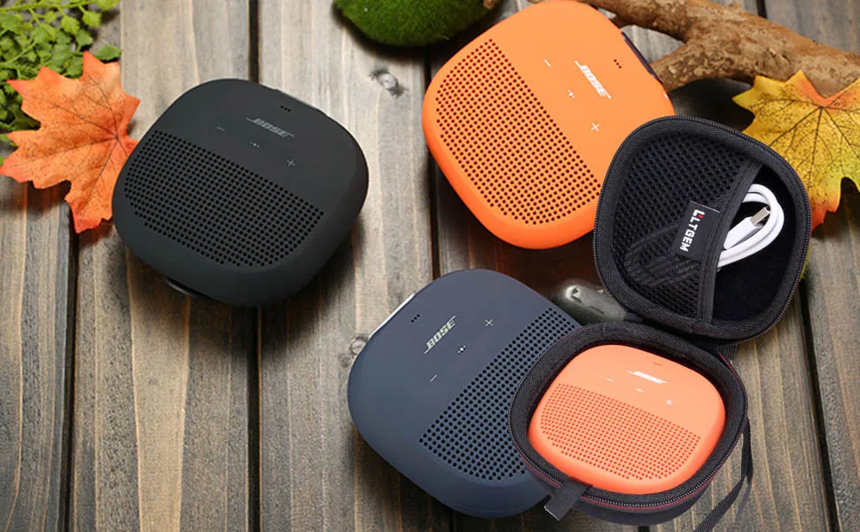 Bose SoundLink Micro Case - LTGEM EVA Hard for Speaker (Black) | Accessories