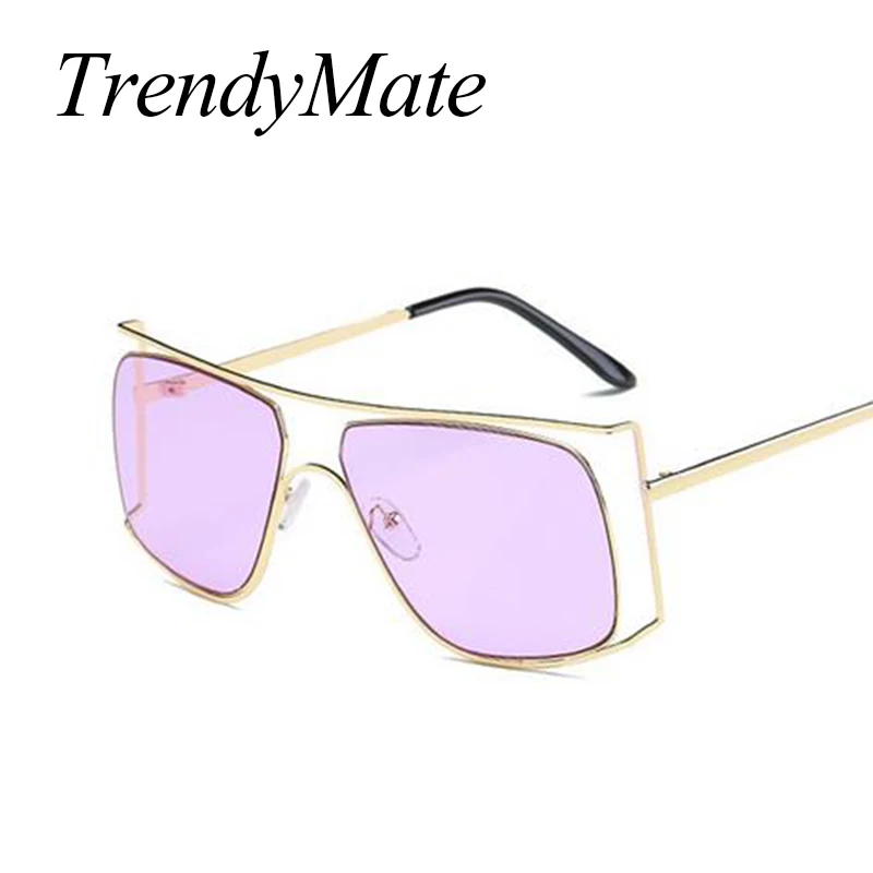 Женские винтажные солнцезащитные очки унисекс прозрачные линзы с