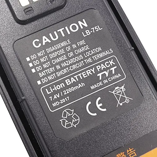 TYT MD-2017 Walkie Talkie батарея 2200mAh Емкость для двухстороннее радио аксессуары |