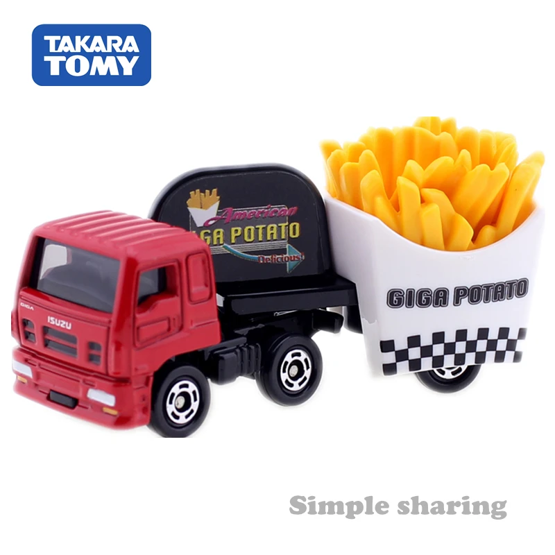 Такара томия томика No.55 Isuzu Giga жареный картофель машина Французский Фрай грузовик