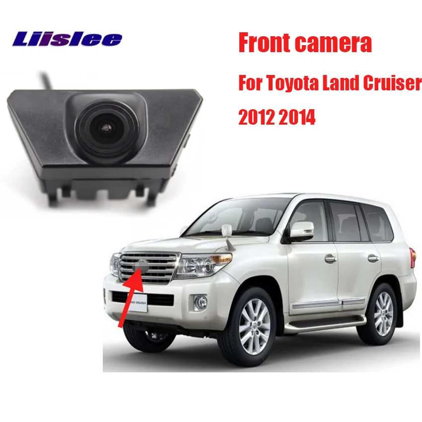 LiisLee для Toyota Land Cruiser 2012 Автомобильная специальная фронтальная HD камера высокого качества Водонепроницаемая камера ночного видения CCD
