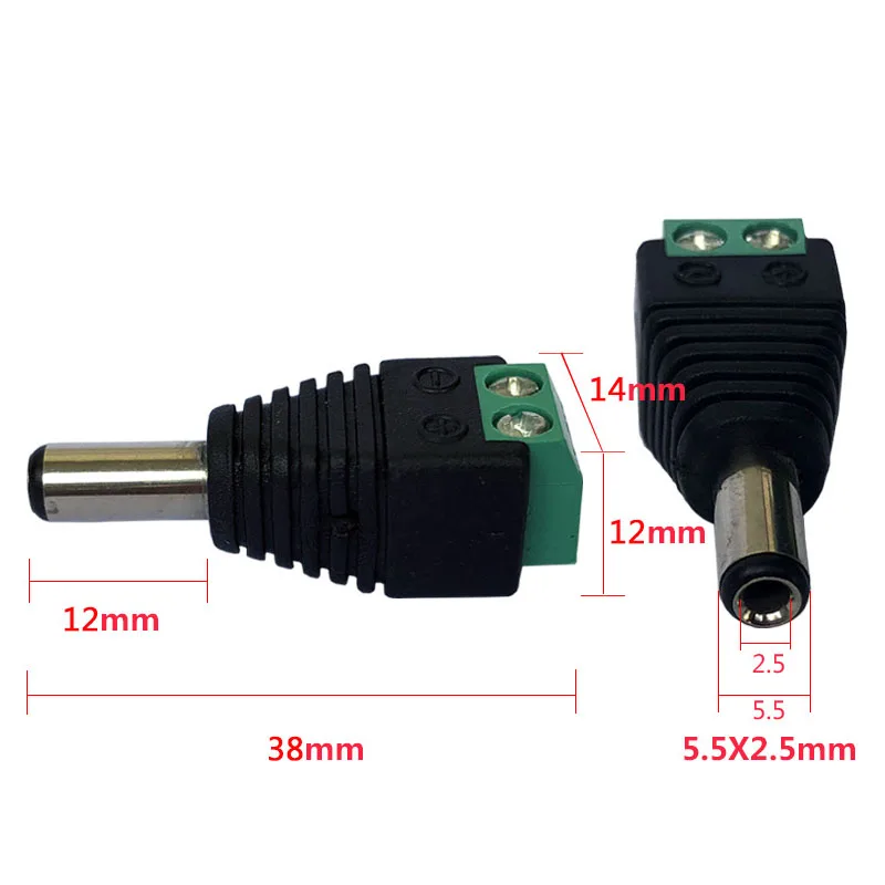 1 шт. Новый DC 12 В разъем адаптера питания для 5050 2835 3528 SMD светодиодные полосы
