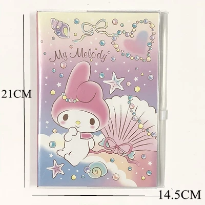 D Kawaii, две звезды, мелодия, A5, дневник, записная книжка, ежедневник, органайзер, личный журнал, блокнот, школьные канцелярские товары для детей Подарки - Цвет: D
