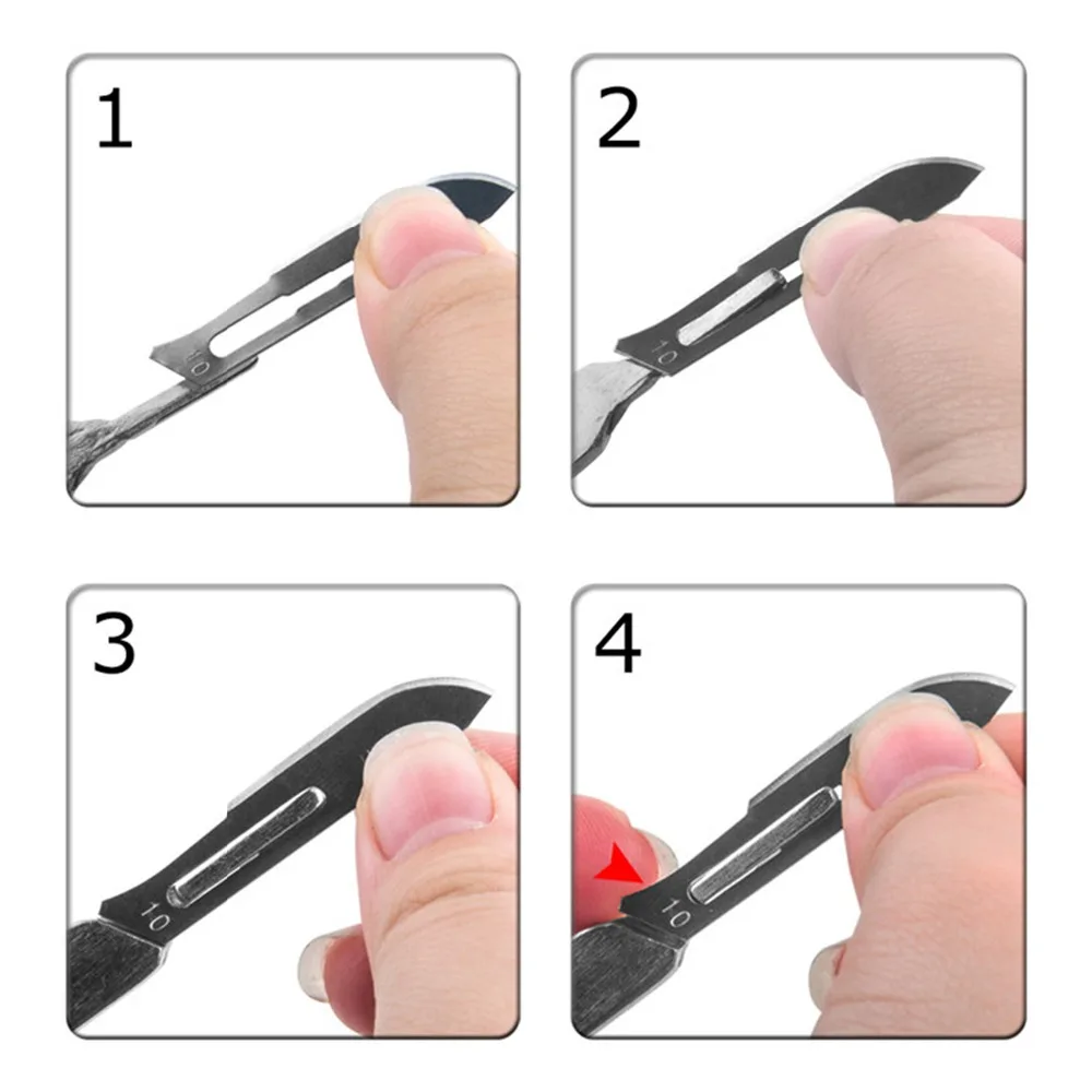 Leather Craft Replaceable Blade Multi-function Sculpture Engraving Carving Knife Cutter Tool Set - Edger Creaser Groover Skiver | Дом и сад