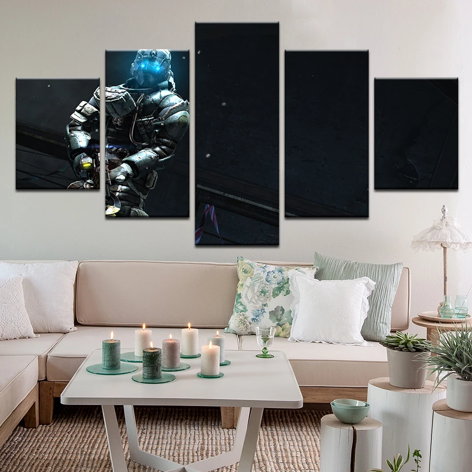 5 шт. холст картины Wall Art игра мертвого пространства 3 HD Плакаты принты для
