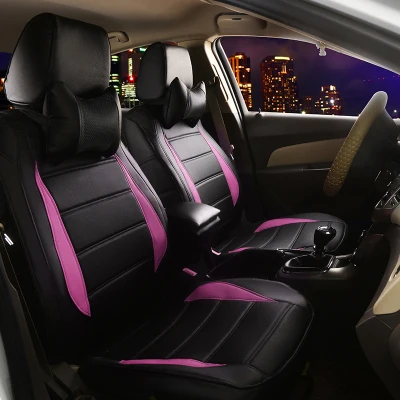 

automobile leather car seat covers for Skoda Octavia Fabia Superb Yeti Rapid VOLVO V60 XC90 V40 XC60 S60L S80L XC90 cushion set