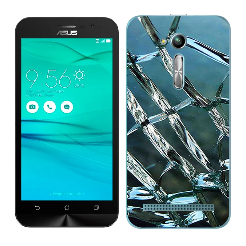 03 Для Asus Zenfone Go ZB500KL ZB500KG Мягкий Чехол Для Zenfone Go силиконовый чехол с пейзажным рисунком Для Zenfone Go ZB500KG 5,0" - Цвет: 03