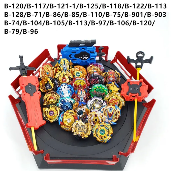 Костюм Beyblade Burst Toys B-127 B-117 B-115 bables Bayblade arena Toupie Металл Fusion Бог Прядильный механизм игрушка бейблэйд - Цвет: 24PCS-DJ-D(ZDP)