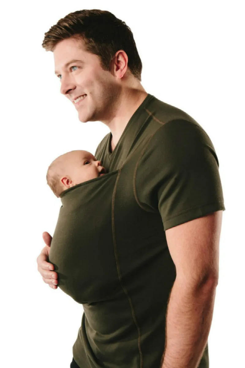 Babywearing одежда ремень для новорожденных кенгуру футболка мужчин Multifunction V средства