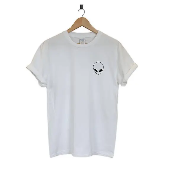 

Футболка Sugarbaby с инопланетянином, футболка унисекс, подарок, модная футболка с коротким рукавом, унисекс, одежда Tumblr, высококачественные пов...