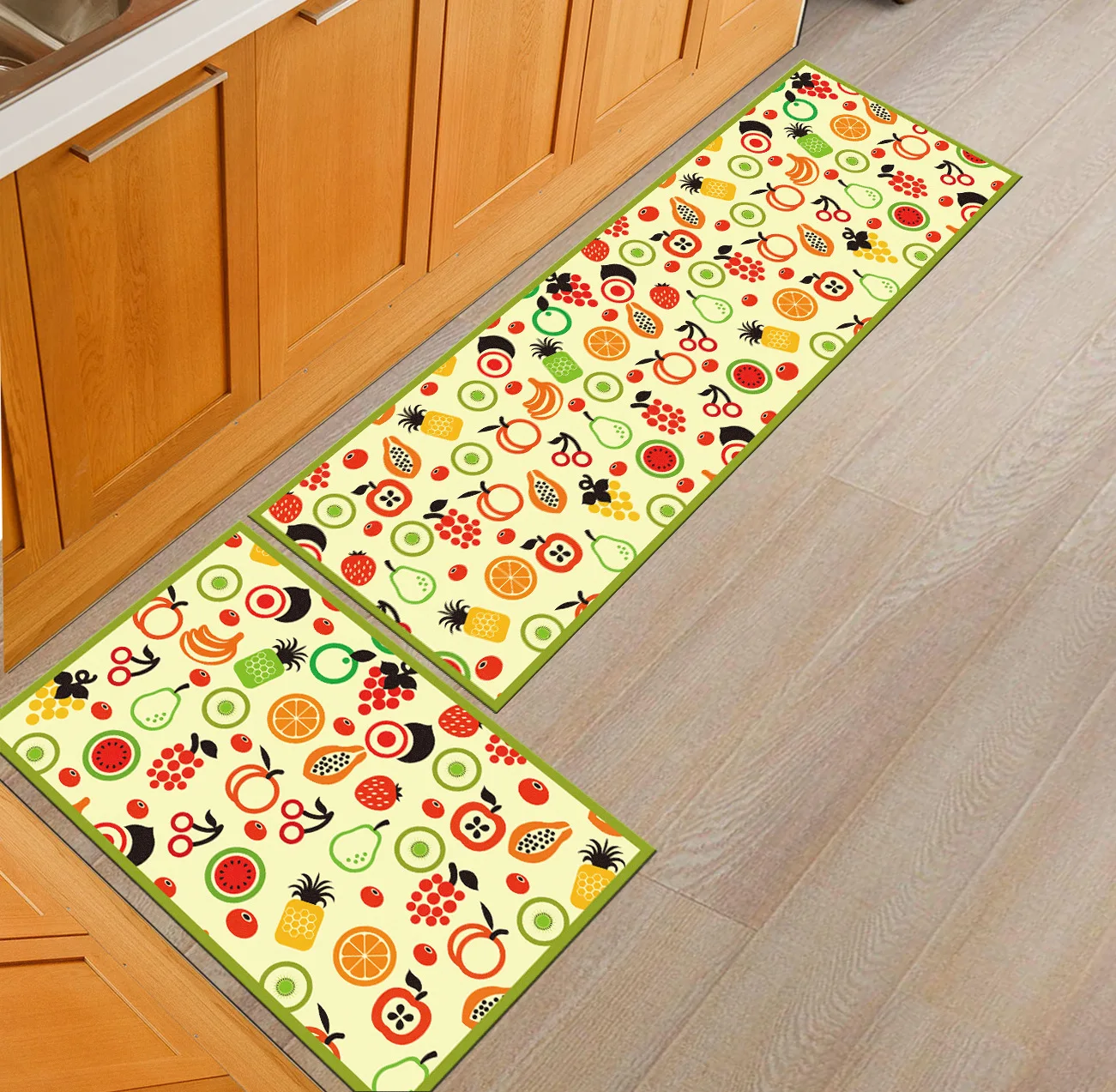

Carpet Anti-slip Polyester for living Room Modern Area Rugs 2Pcs Kitchen Doormat Bath Mat in The Hallway Home Decor
