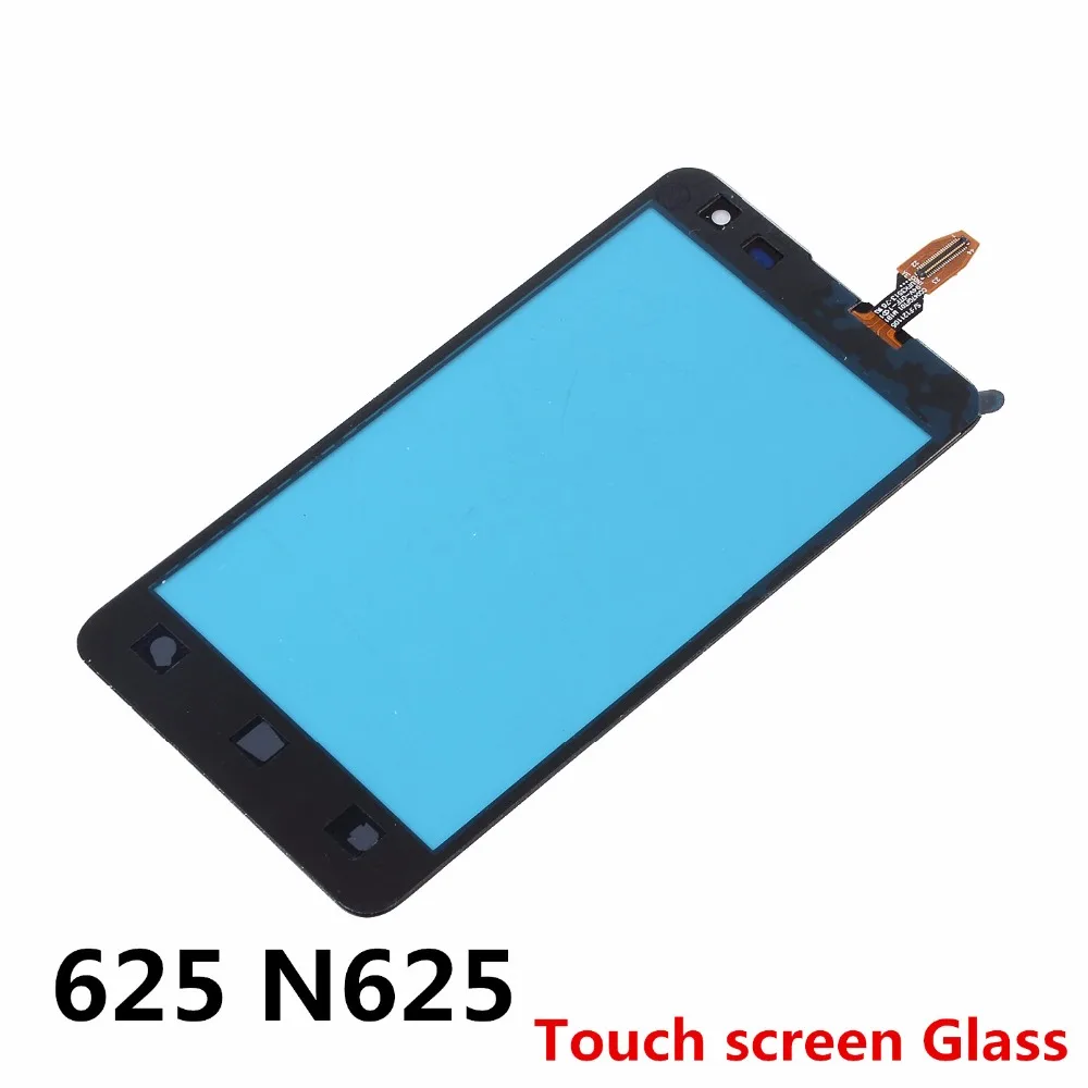 625 черный стеклянный сенсорный экран для Nokia Lumia N625 дигитайзер + наклейка