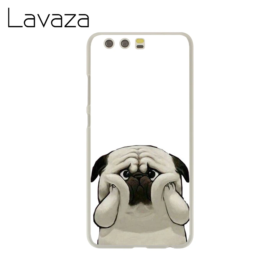 Чехол для телефона Lavaza с милым животным Мопсом huawei Honor Note 10 Play 9i 9 8C 8X8 Lite 7X 7A 6C Pro