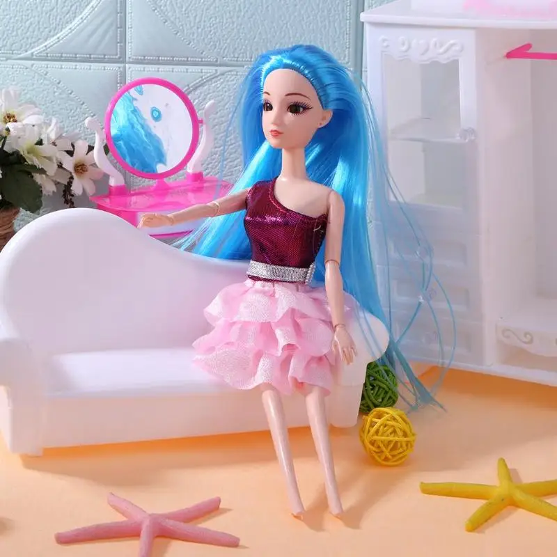 Модные куклы головы длинные волосы 3D глаза женская фигура выпечки торт формы для