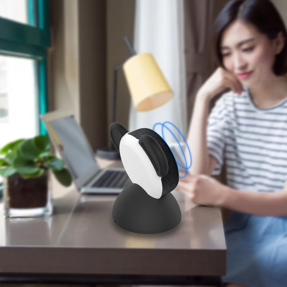Совместимость с Amazon Echo Dot 3 базовое крепление профессиональная панда Нескользящая Настольная подставка держатель для Echo Dot 3-го поколения динамик