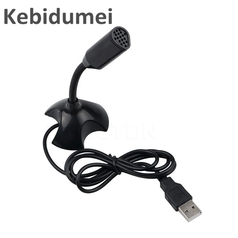 Портативный Студийный микрофон kebidu мини USB подставка для речи с держателем