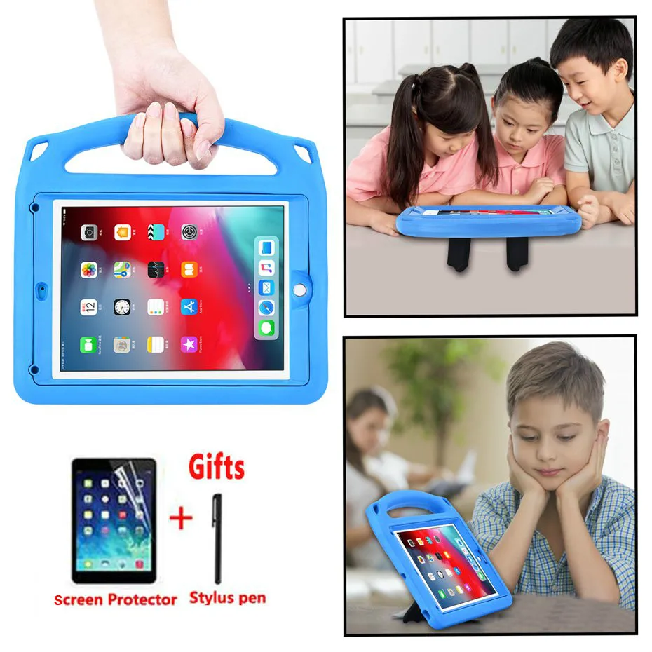 Детский чехол с ручкой для Ipad 9 7 2018 2017 s ударопрочный полным корпусом Air 1 2 Pro