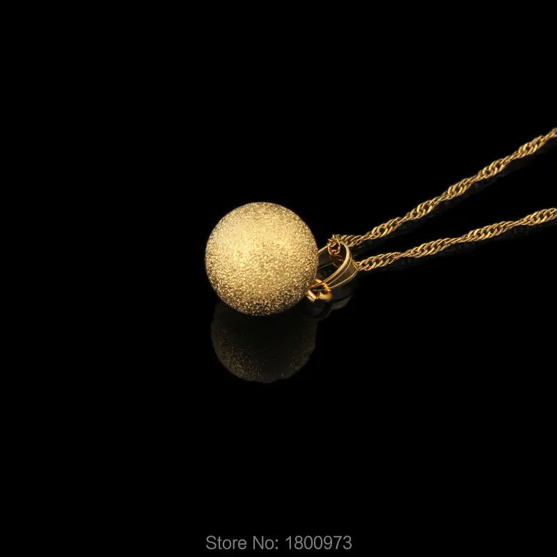 Новое поступление Большая Золотая подвеска в форме шара для женщин Женский