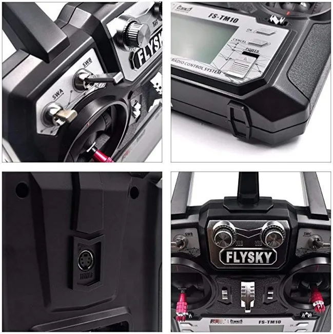 Flysky FS i6X 10CH 2 4 GHz AFHDS RC I6X передатчик с iA6B iA10B X6B A8S IA6 приемник для радиоуправляемого