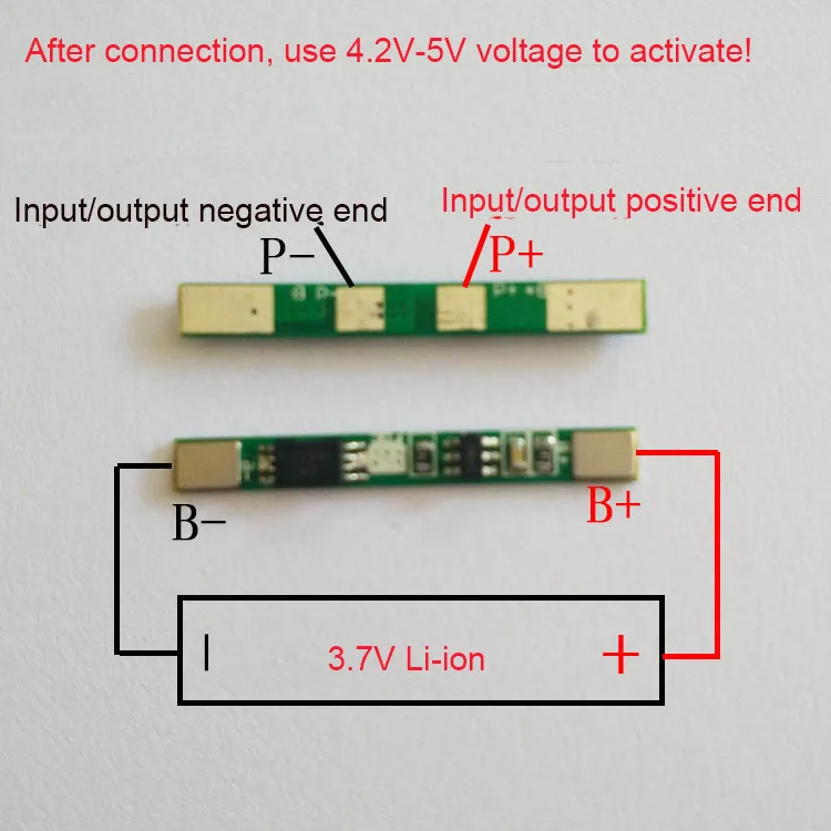 4 шт./Партия 1S 3 7 V 3A li ion BMS PCM плата защиты батареи pcm для 18650 литий ионных литиевых