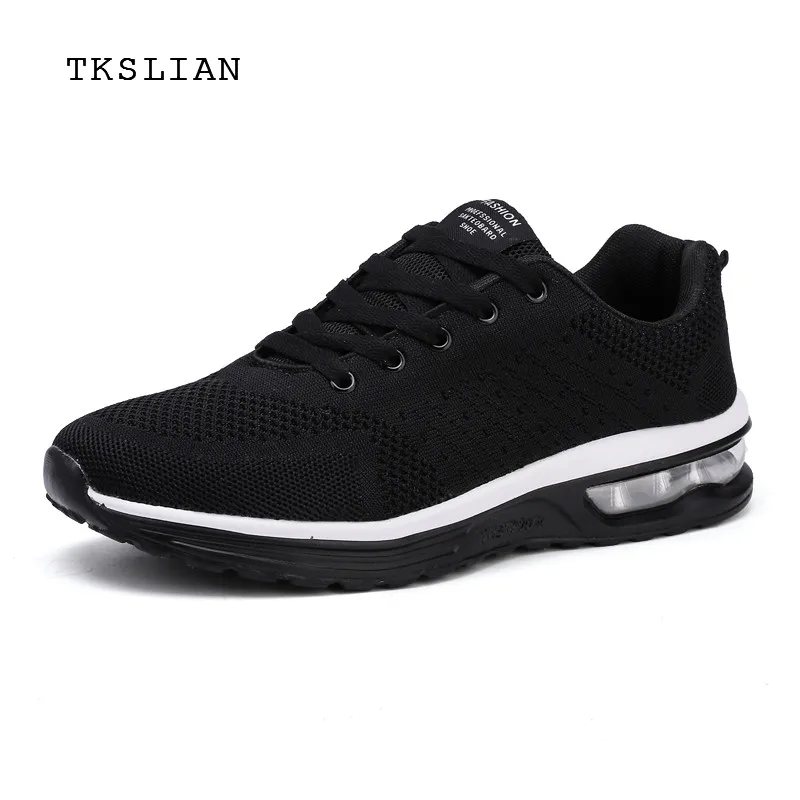 Men Summer Sneakers shoes big size cushion trainers Unisex Breathable walking red black footwear male plus sneaker | Обувь