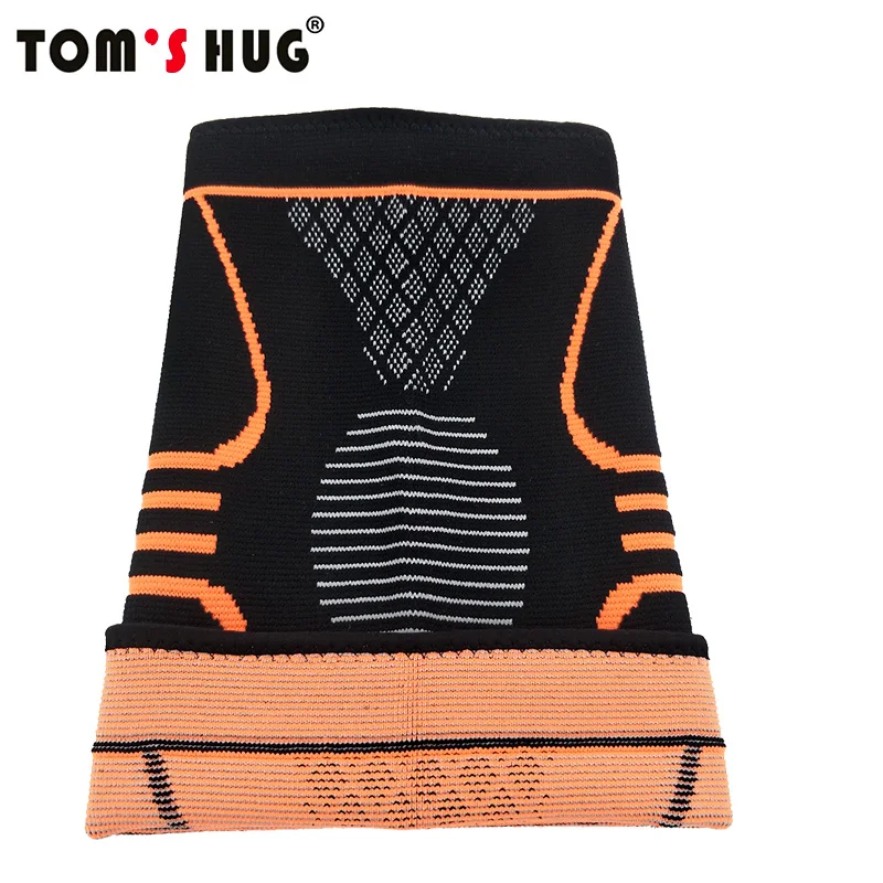 1 Pcs Sport Knee Pad Sleeve SupportKneepad Tom's Hug Brand Fitness Running Cycling Braces High Elastic Gym Protect Warm | Спорт и