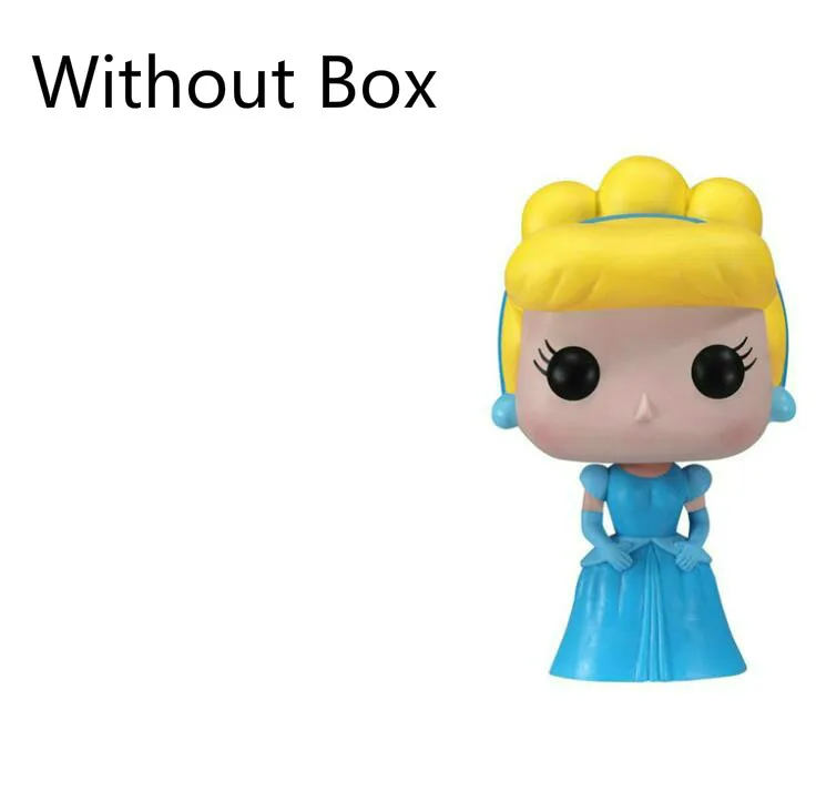 No Box Funko Поп принцесса кукла Коллекционная модель мальчик игрушки Золушка, Рапунцель, Эльза Анна винил Действие Детская игрушка-фигурка - Цвет: No Box