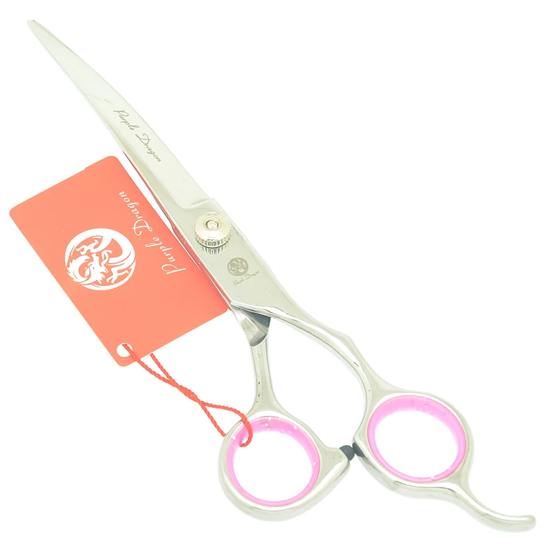Purple Dragon 7.0" Dog Grooming Scissors Stainless Steel Pet Straight Curved Cutting Thinning Shears Dog Hair Trimmer LZS0754