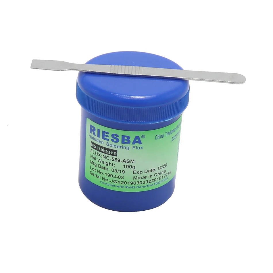 RIESBA NC-559-ASM 100 г Бессвинцовая нечистая флюс паяльной пасты BGA паяльная паста