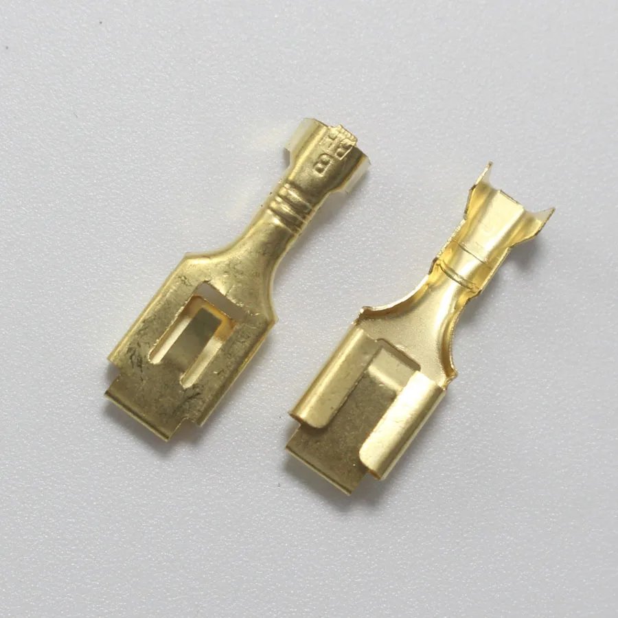 20sets Copper 6.3 Crimp Terminal with Case 6.3mm Insulated Spring Connector Female Cold Sheath | Обустройство дома