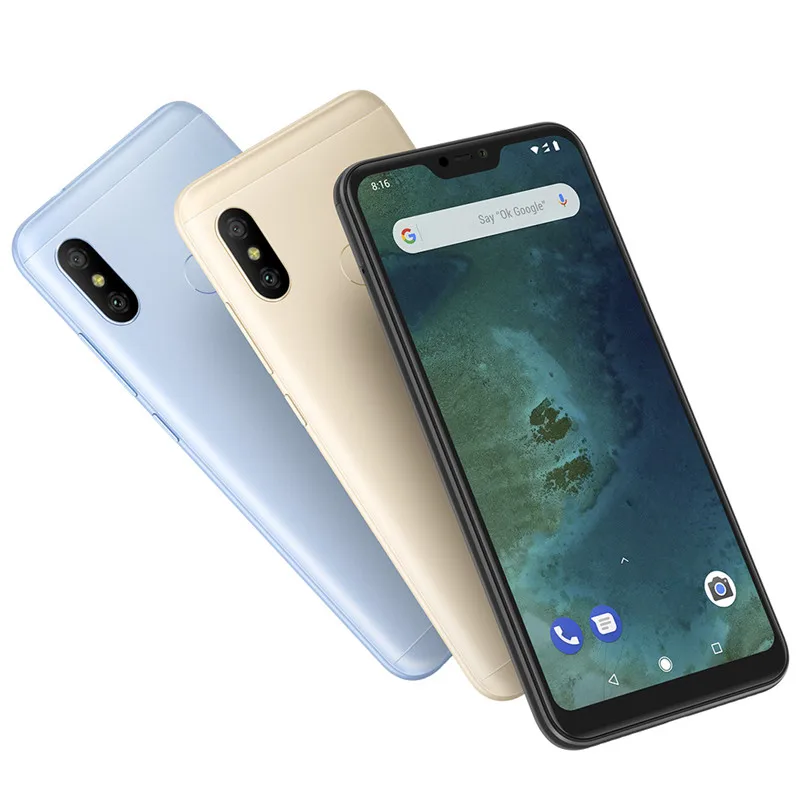 Xiaomi Mi A2 Lite 4 GB 64 Глобальный Версия мобильного телефона 4000 mAh Snapdragon 625 Octa Core 5 84 дюйма