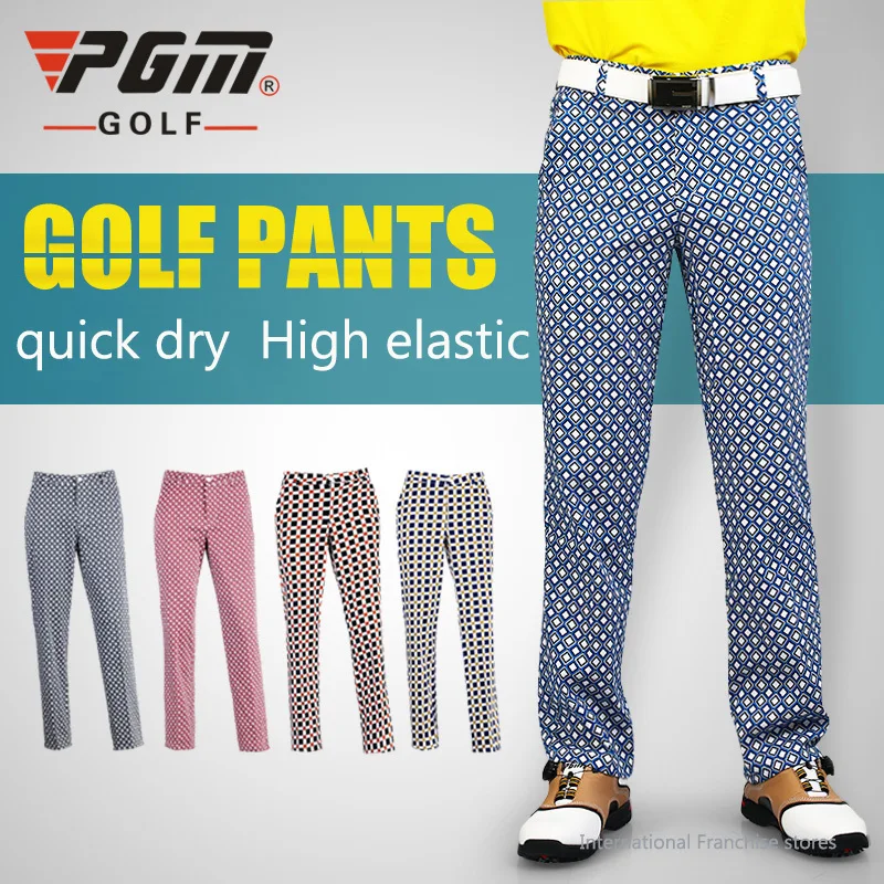 

Special ! Slim Men Long Trousers Plaid Thin Pant Full Length Trousers Clothes Men Pantalon De Golf Apparel pantalon
