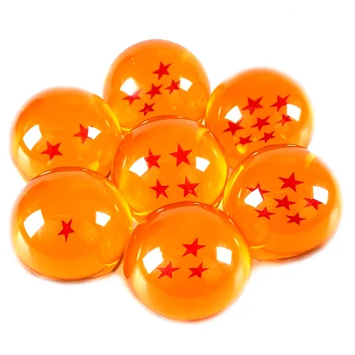 Горячая продажа Аниме DBZ 4 5 см Реплика Dragon ball Z Dragonball Shenron хрустальный шар 7 шт. с